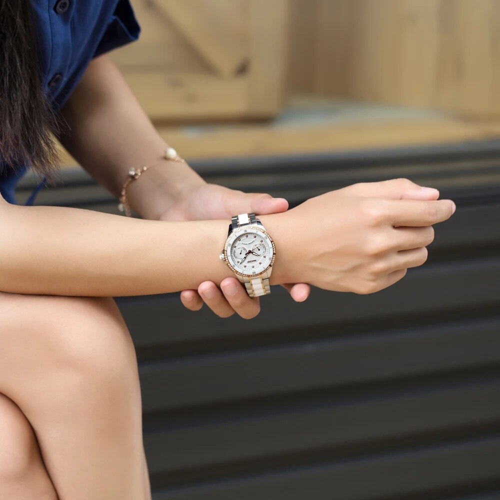 Ceramic Grace Watch | Elvaris Chrono